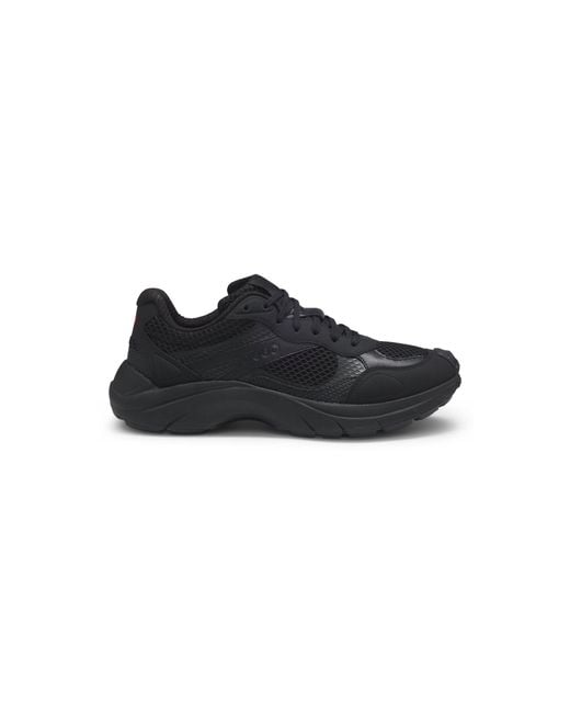 HUGO Black Trainers With Mesh And Faux Leather for men