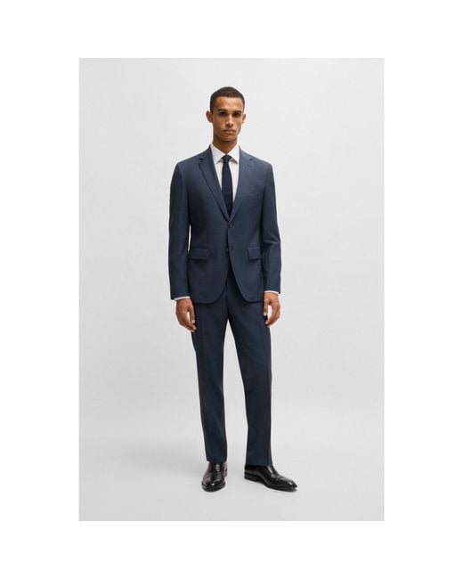Boss Blue Regular-Fit Suit for men