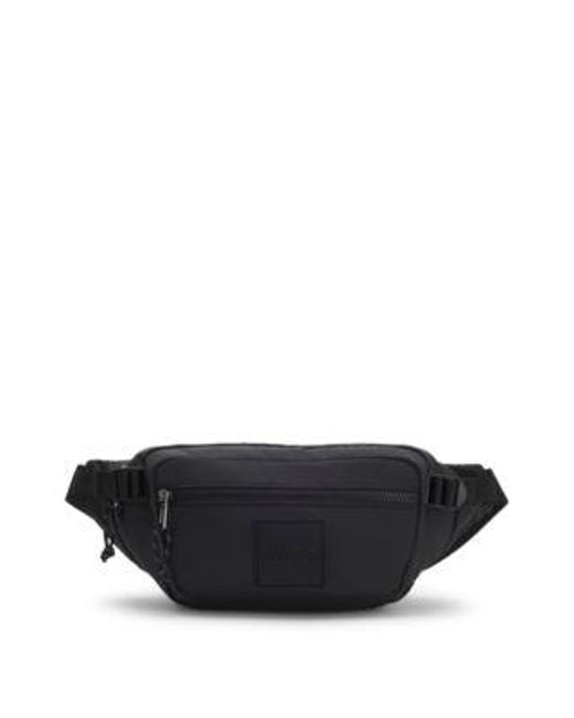 Sac Ceinture En Tissu Ripstop Avec Patch À Logo Revisité HUGO pour homme en coloris Black