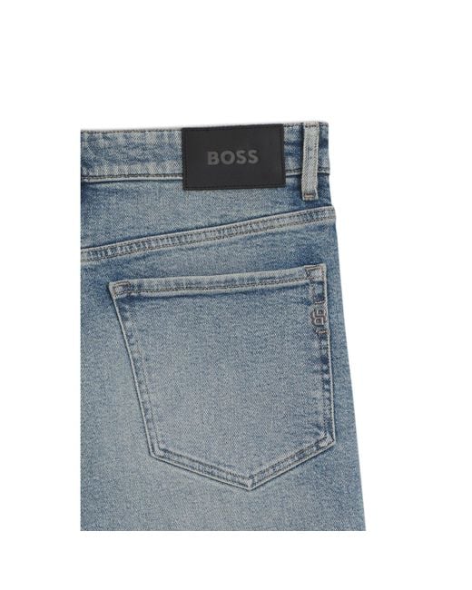 Boss Blue Slim-Fit Jeans for men