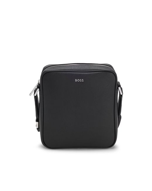 Boss Black Reporter Bag With-Tone Logo Lettering for men