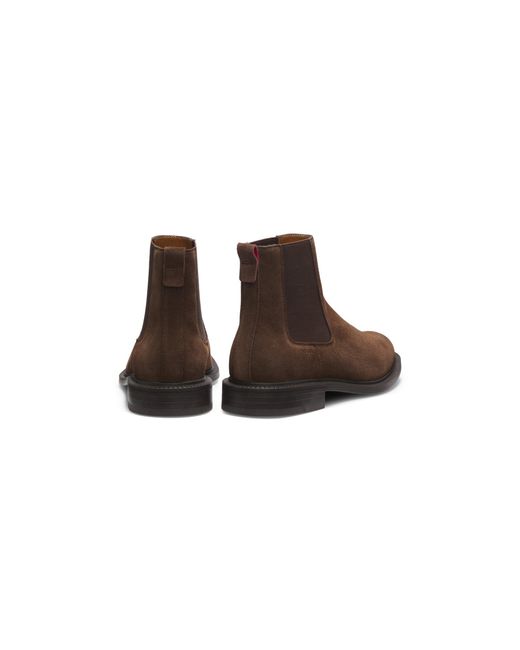 HUGO Brown Chelsea Boots for men