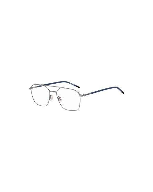 HUGO Multicolor Double-Bridge Optical Frames With End-Tips for men