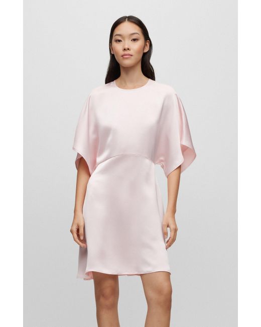 BOSS by HUGO BOSS Kleid DASIMA in Pink | Lyst DE