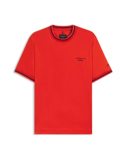 Boss Red Dark Orange Men's T-shirts Size M for men