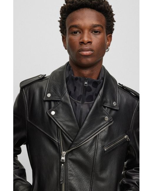 Buffalo leather men clearance jacket