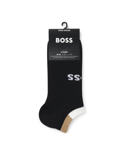 Boss Black Two-Pack Ankle Socks for men