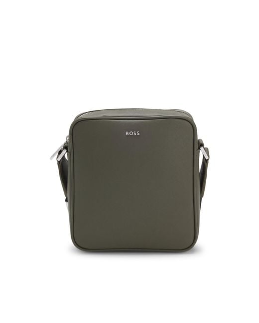 Boss Green Reporter Bag With-Tone Logo Lettering for men
