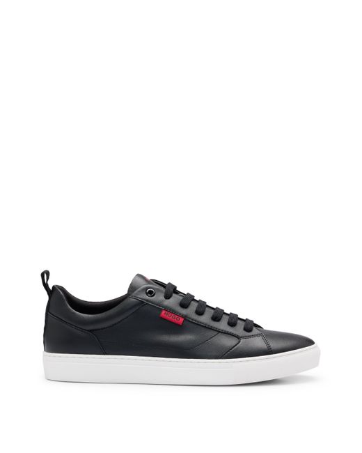 HUGO Black Cupsole Trainers for men