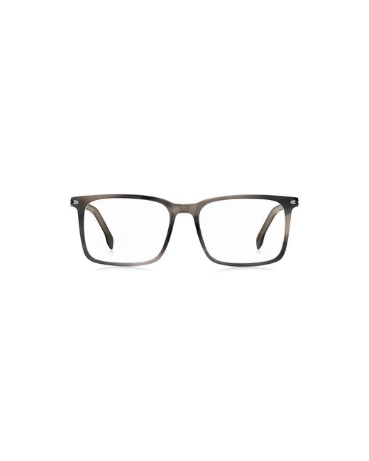Boss Metallic Acetate Optical Frames With-Tone Trims for men