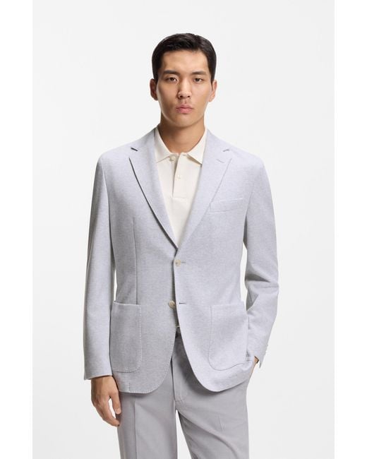 BOSS White Silver Men's Sport Coats Size 40r