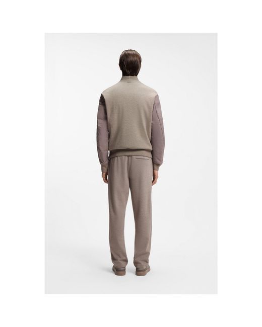 Boss Brown X Aston Martin Sweatshirt With Wing Detail for men