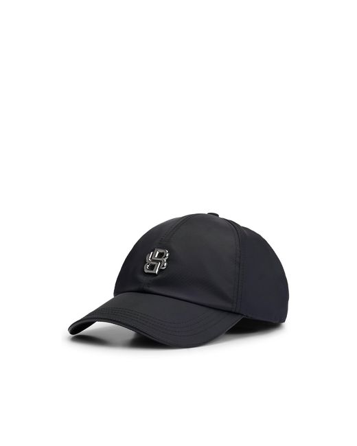 Boss Black Waterproof Cap With Double B Monogram for men