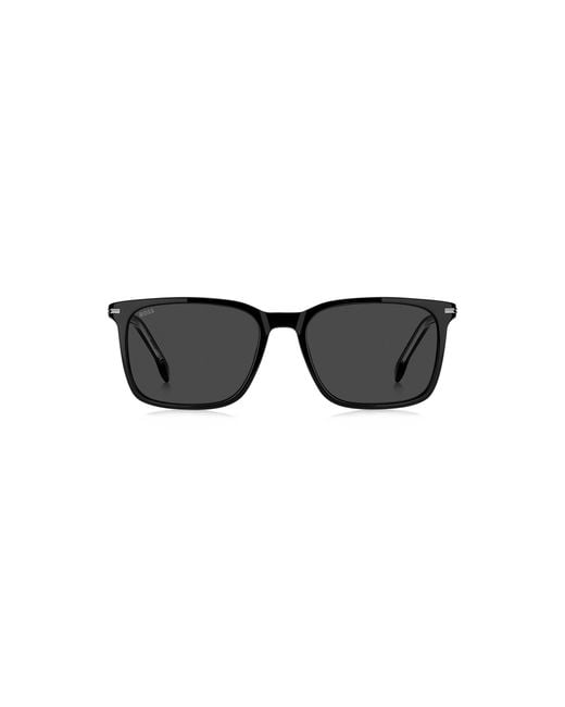 Boss Black Acetate Sunglasses With-Tone Trims for men