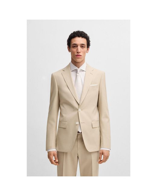 Boss Natural Slim-Fit Blazer for men