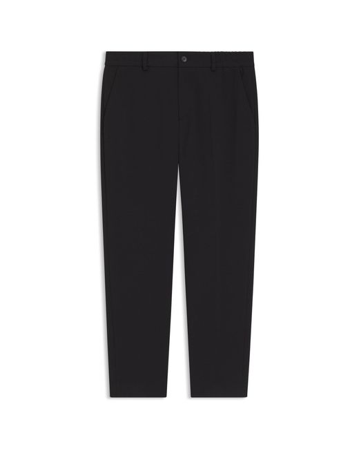 Boss Black Tapered-Fit Trousers for men