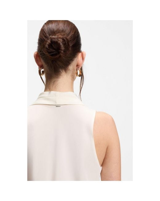 Boss Natural Sleeveless Blouse