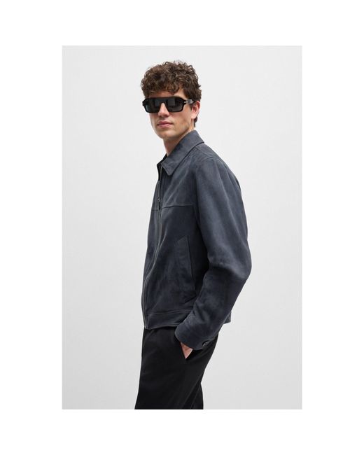 Boss Blue Regular-Fit Jacket for men