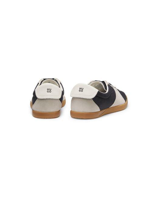 HUGO Multicolor Low-Top Trainers With Suede Trims