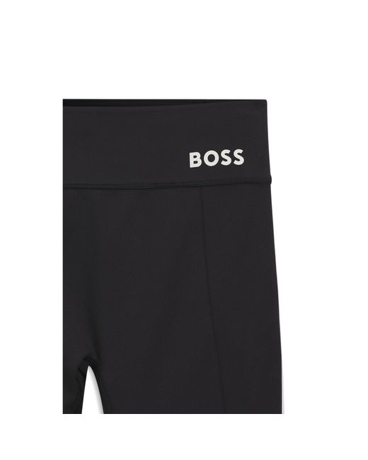 Boss Blue Active Performance-Stretch Leggings With Moisture Management