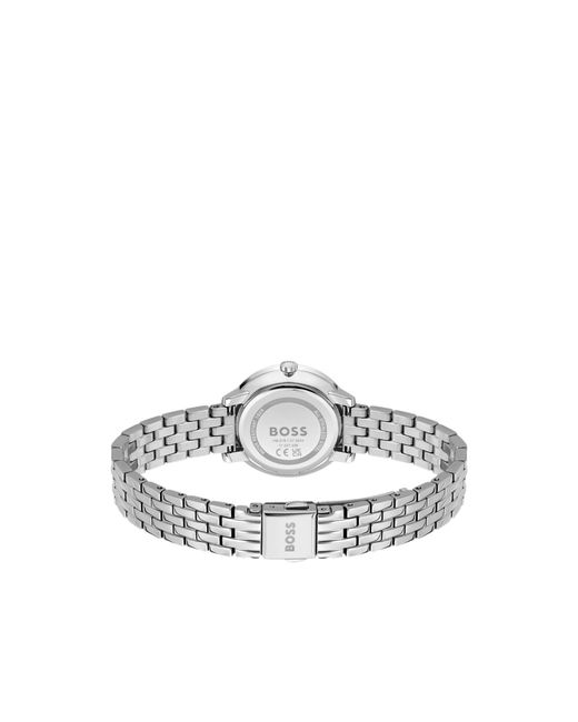 Boss Metallic Dial Watch With Multi-Link Bracelet