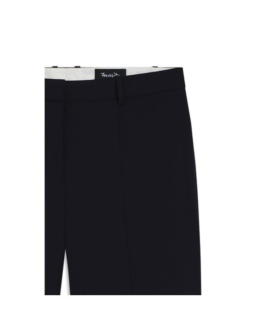 Boss Blue Regular-Fit Trousers