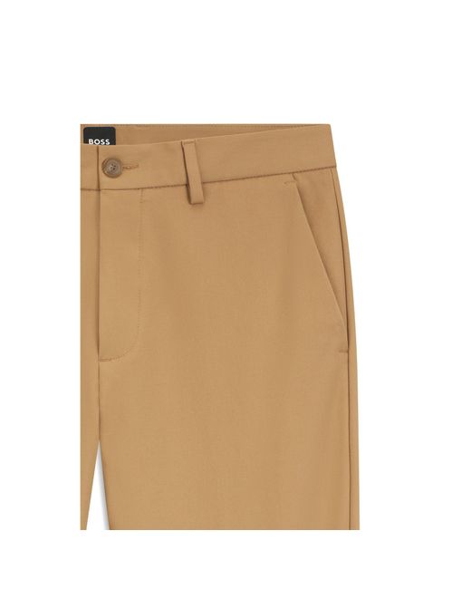Boss Natural Slim-Fit Trousers for men