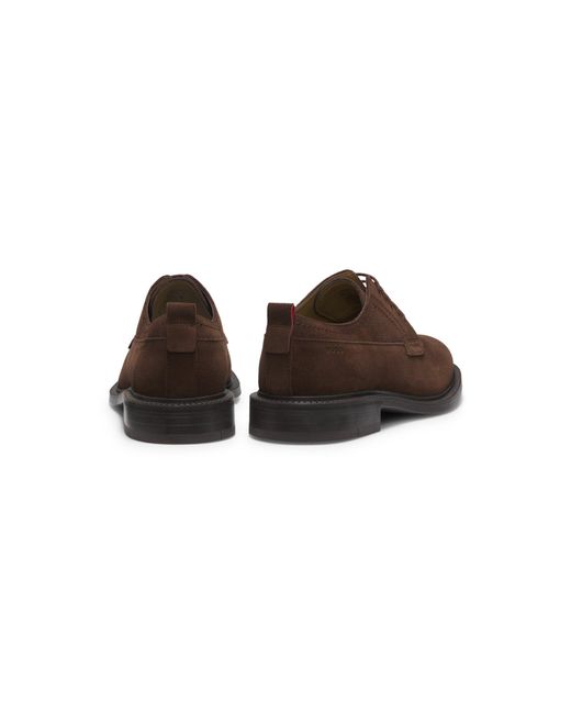 HUGO Brown Derby Shoes for men
