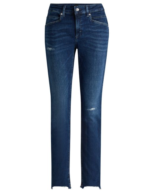 Boss Blue Blaue Jeans Aus Stretch-Denim