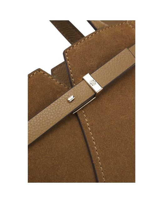 Boss Brown Revers Mini Tote Bag