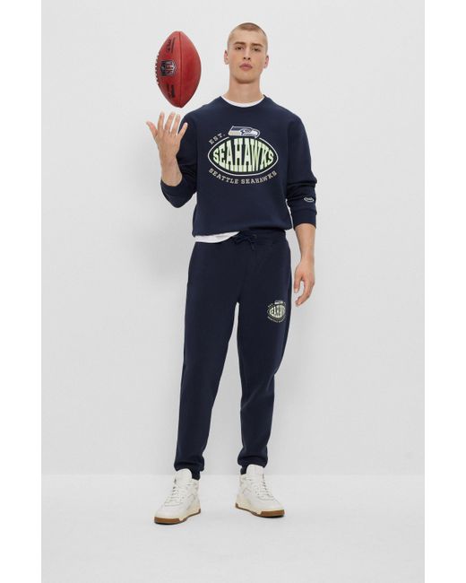 BOSS - BOSS x NFL fleece tracksuit bottoms with collaborative branding