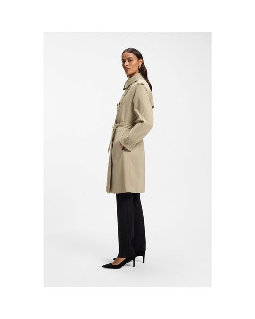 Boss Natural Belted Trench Coat