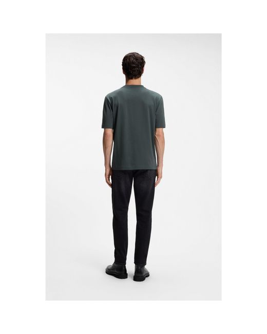 Boss Brown Relaxed-Fit T-Shirt for men