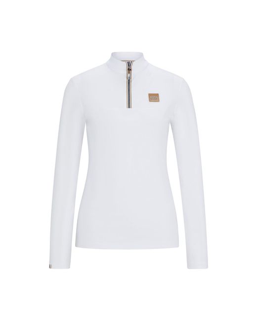 Boss White Equestrian Show Top