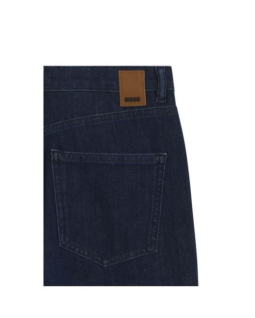 Boss Blue Regular-Fit Kick Flare Jeans