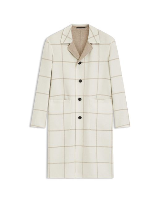 Boss Multicolor Reversible Relaxed-Fit Coat for men