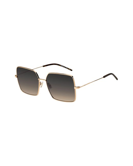 Boss Multicolor Gold-tone Sunglasses With Havana Details Women's Eyewear