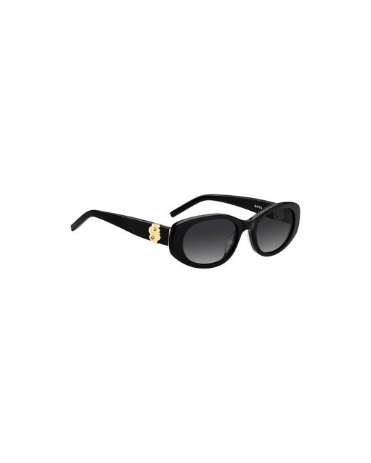 Boss Black Acetate Sunglasses With Double B Monogram