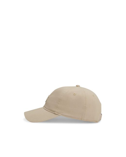 Boss Natural Cotton Cap With Embroidered Double B Monogram