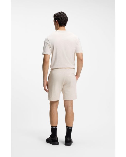 Boss Short in het Natural voor heren