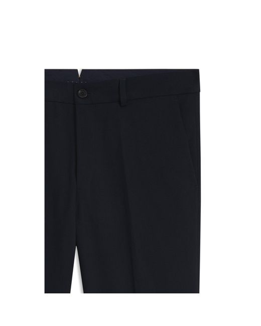 Boss Blue Slim-Fit Trousers for men