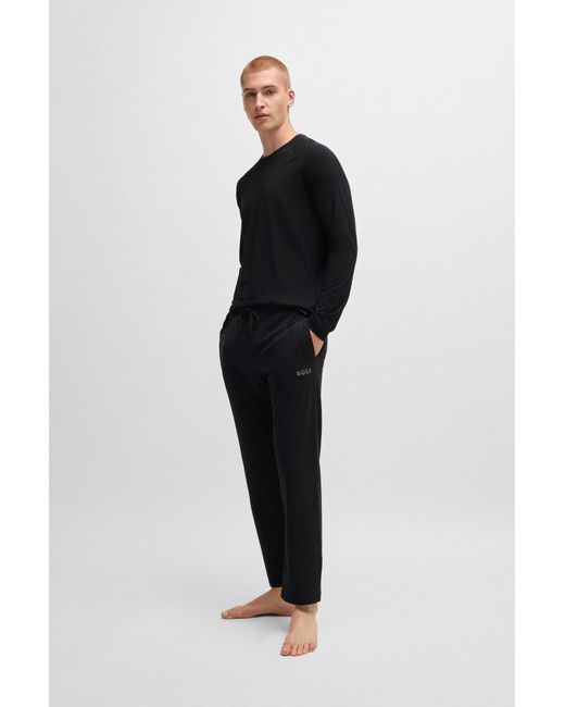 Boss Black Jersey Pyjamas for men