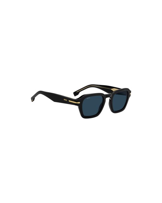 Boss Black Acetate Sunglasses With-Tone Trims for men