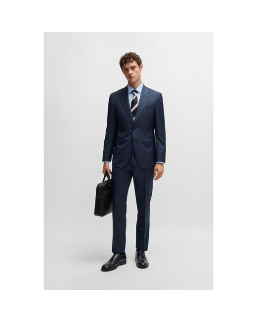 Boss Blue Regular-Fit Suit for men