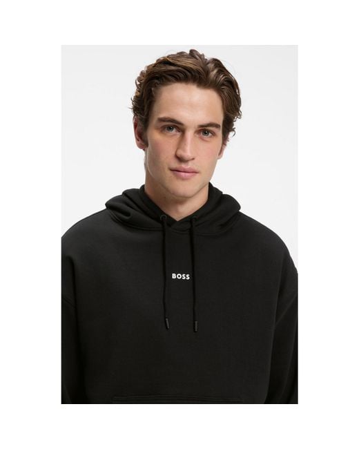 Boss Black Casual Cotton Tracksuit Set With A Minimalist Logo for men