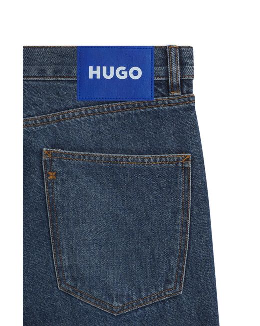 HUGO Dark Blue Men's Jeans Size 34/34 for men