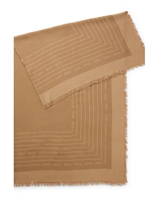 Sciarpa di Boss in Brown