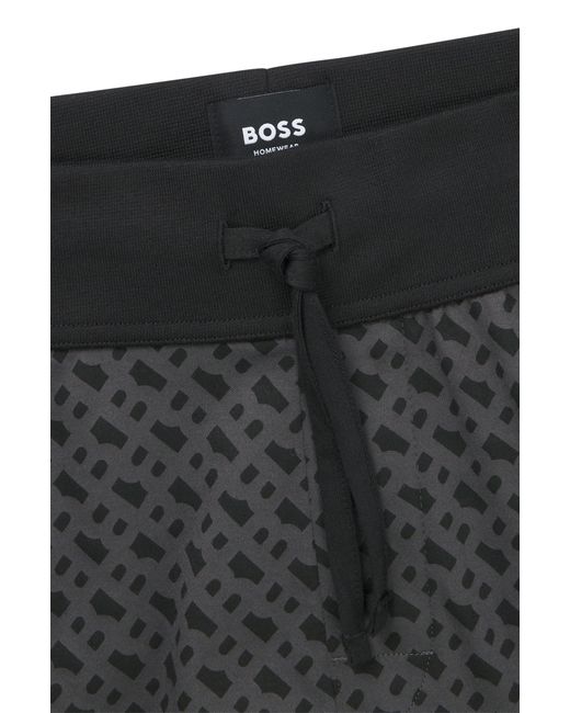 Boss Black Patterned Men's Nightwear Size L for men
