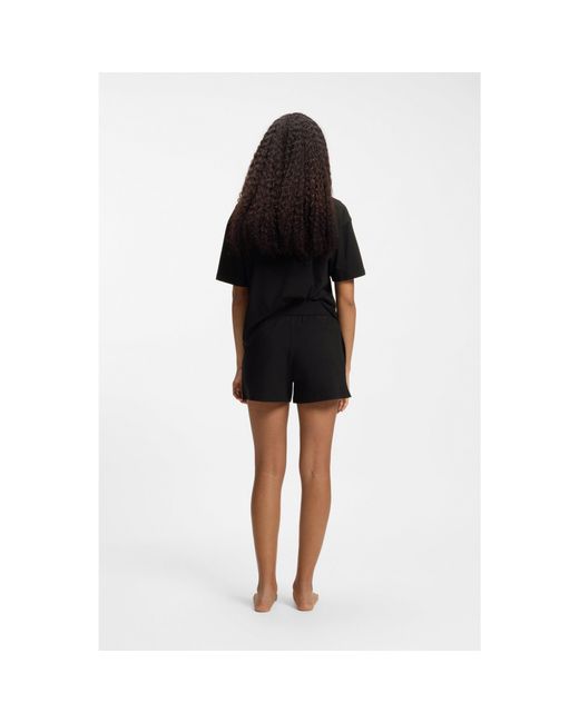 HUGO Black Regular-Fit Loungewear Bottoms