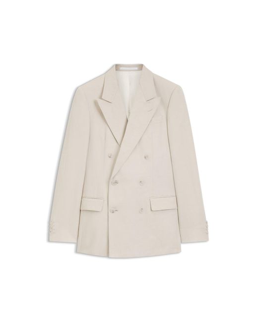 Boss Natural By Beckham Slim-Fit Jacket With Micro Pattern for men